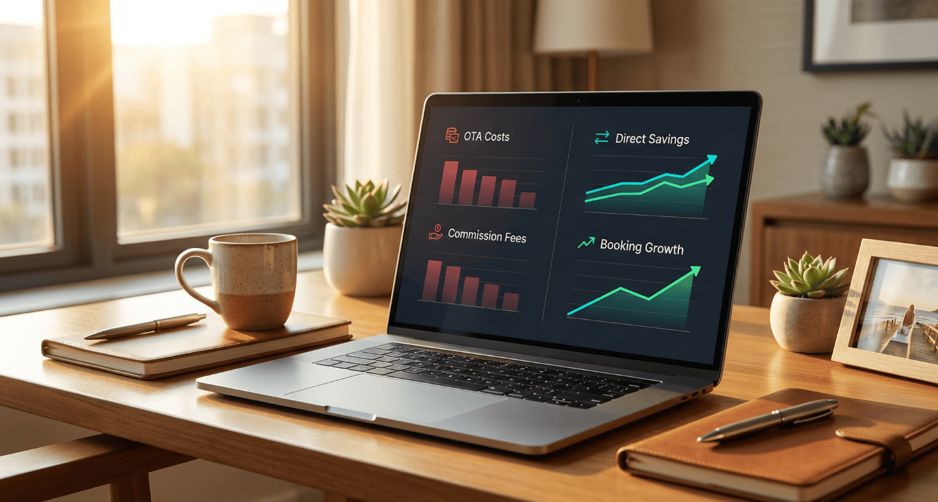 Hotel AI and direct bookings: how AI cuts OTA dependency